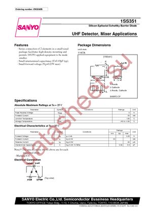 1SS351-TB-E datasheet  